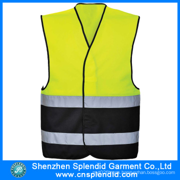 Two Tone Reflective Safety High Visibility Vest with Reflective Tape